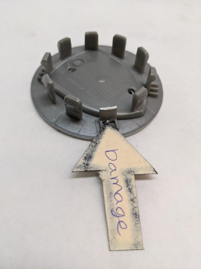 PORSCHE GRAY COLORED CENTER CAP (2) 7L5601149 NEW R21T2