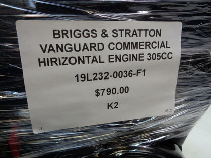 NEW BRIGGS & STRATTON VANGUARD COMMERCIAL HORIZONTAL 305CC ENGINE K2