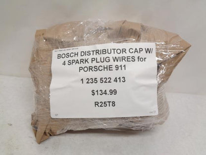 BOSCH DISTRIBUTOR CAP W/ 4 SPARK PLUG WIRES for PORSCHE 911 1 235 522 413 R25T8