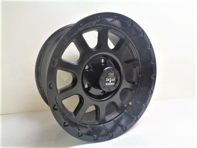NEW MAMMOTH 10 WINDOW BLACK WHEEL 16x8 ET0 J139102-JK 07-18 JEEP WRANGLER JK WR