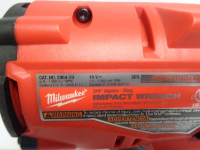 NEW MILWAUKEE M18 FUEL HIGH-TORQUE IMPACT WRENCH 1/2 DRIVE 2863-22 BSR35