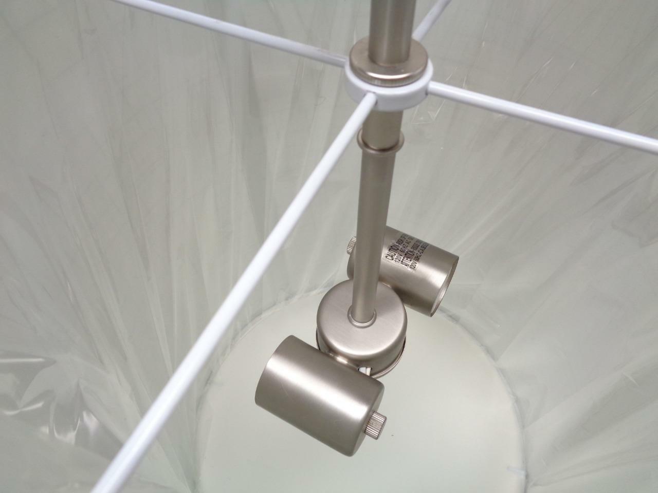 NEW 120V 60HZ AC ONLY HANGING CEILING LAMP ALUMINUM TAKES 60 WATT BULBS SR