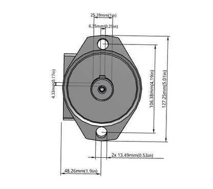NEW PARKER TE0080AM100AAAA LIGHT DUTY MOTOR BSRG5
