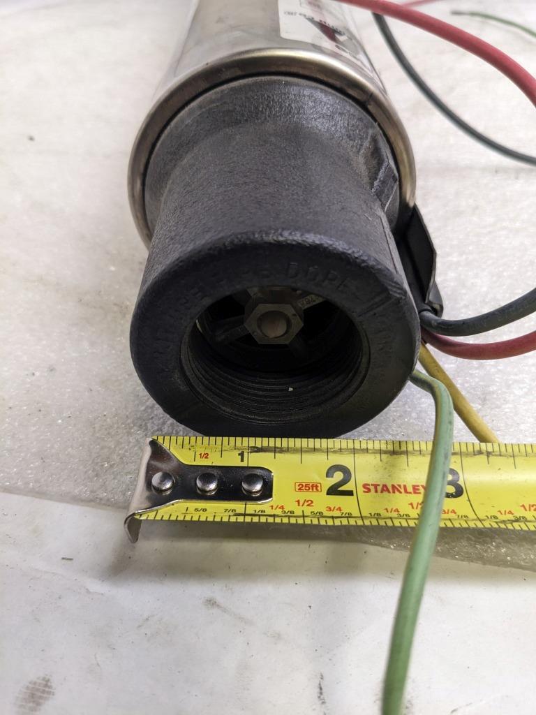 WATER ACE R302A SUBMERSIBLE 4" DEEP WELL PUMP 3-WIRE 1HP 10GPM 230V NEW H2