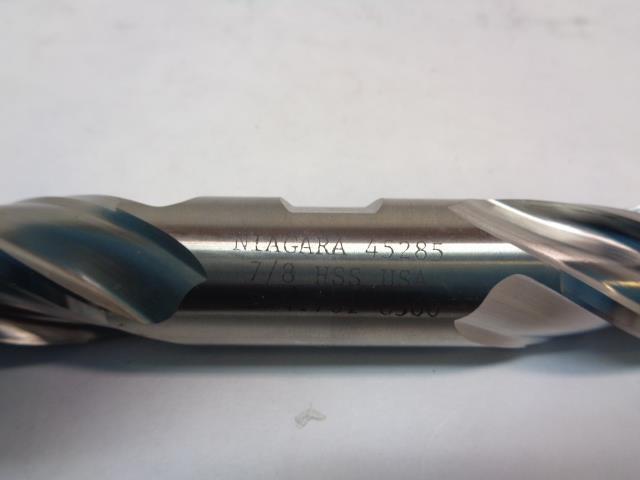 NIAGARA CUTTER MILL D400 7/8 DIAM. 7/8 SHANK HSS-GENERAL PURPOSE 45285 R22T6BA