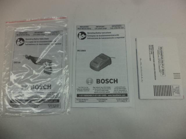 BOSCH 18V 1-1/8 IN. RECIPROCATING SAW KIT WITH CORE18V BATTERY CRS180-B14 BSR35