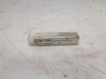 NEW MA FORD 20050000 CARBIDE TWISTER HI-ROC DRILL 1/2"x1"x3" 2 FLUTE R22T6BG