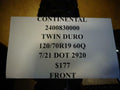 1 NEW CONTINENTAL TWIN DURO 120 70 R19 60Q 2400830000