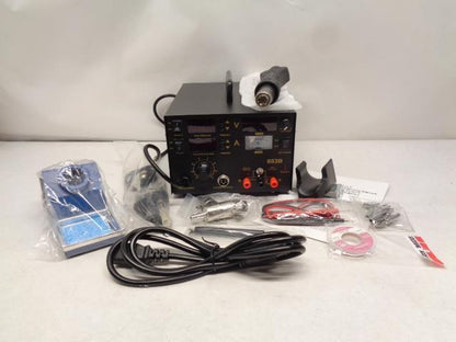 853D 3-IN-1 MULTI-FUNCTION SOLDERING IRON HOT AIR GUN AND DC SUPPLY R29
