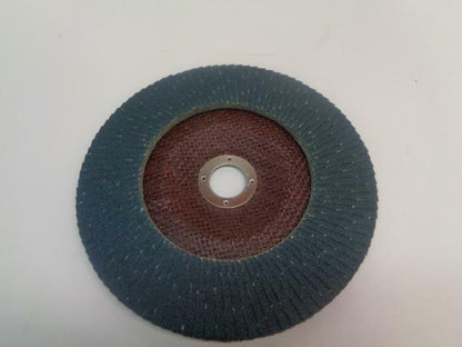 NEW 7 PACK OF RADNOR 7"x7/8" 80 GRIT ZIRCONIA ALUMINA FLAP DISK 64000888 R7TE