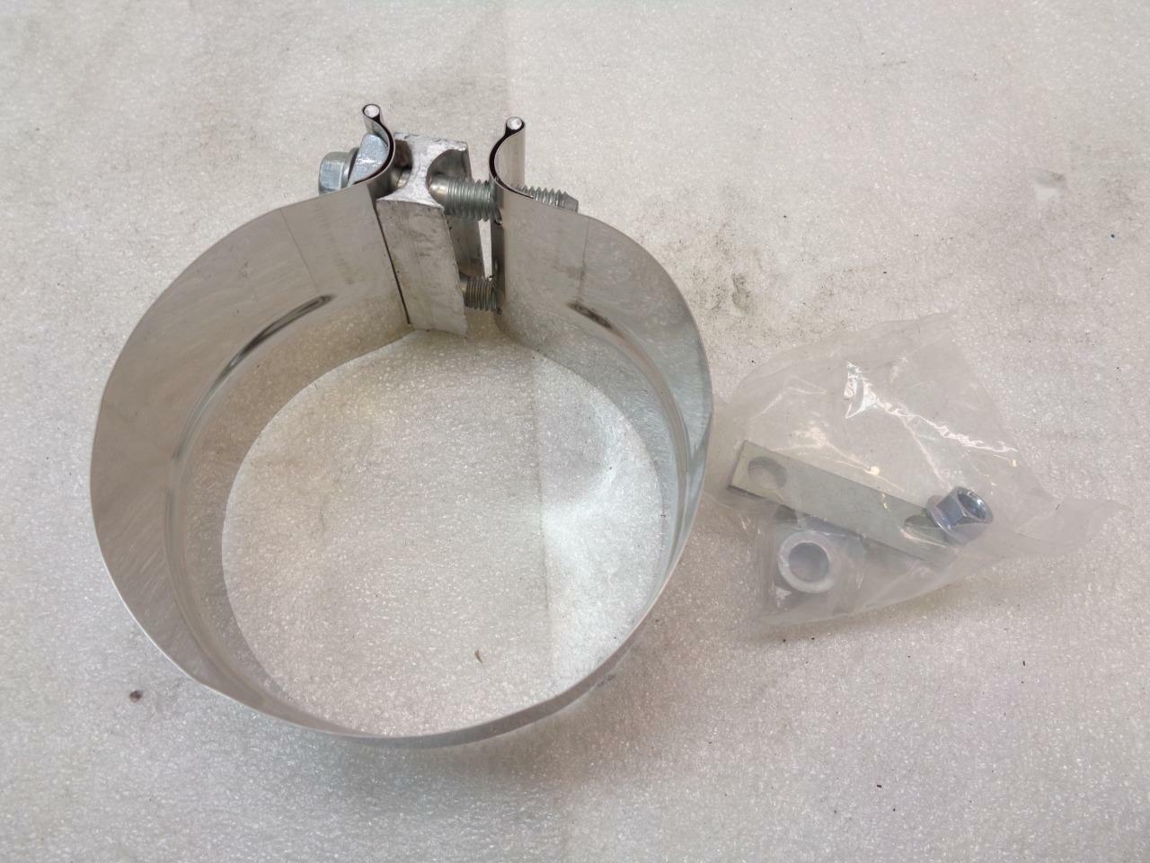 2 PACK NELSON INDUSTRIES TORCTITE 5'' EXHAUST CLAMPS WITH HARDWARE 90368A-10 R10