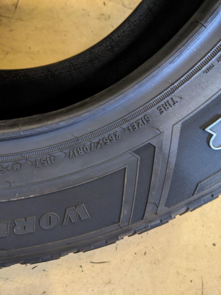 GOODYEAR WRANGLER WORKHORSE HT OWL P 265 70 17 115T SL TIRE 116010652 CQ1