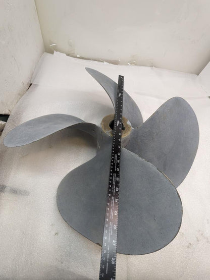 BRASS 28X28X8X16X11 SINGLE 4-WAY BOAT PROPELLER 6768 #2 NEW B2