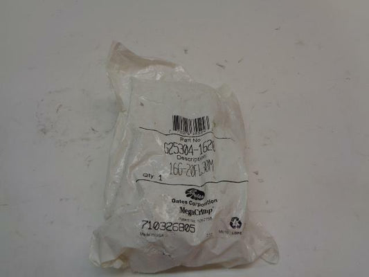 1 NEW GATES MEGA CRIMP CRIMP ON COUPLER O RING FLANGE G25304-1620 R10TC