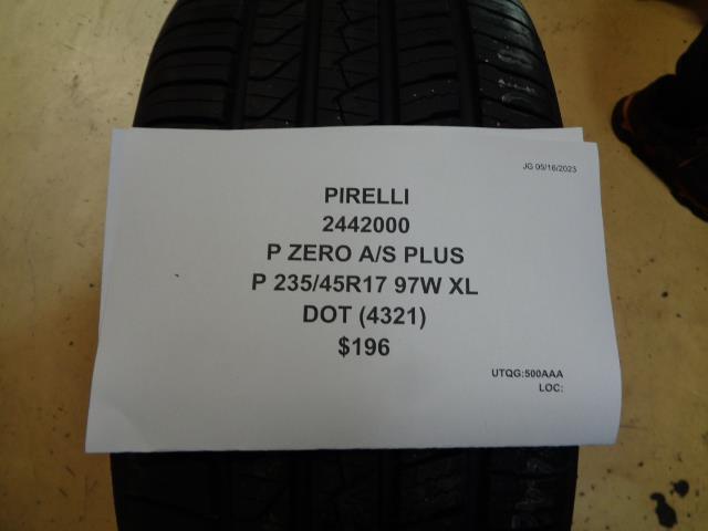 PIRELLI P ZERO A/S PLUS P 235 45 17 97W XL