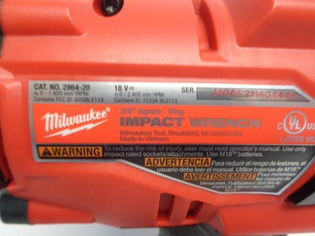 NEW MILWAUKEE M18 FUEL HIGH-TORQUE IMPACT WRENCH 1/2 DRIVE 2863-22 BSR35