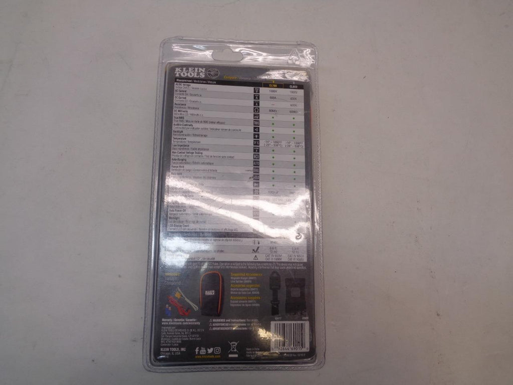 NEW KLEIN TOOLS 600A AC AUTO-RANGING DIGITAL CLAMP METER CL700 SR
