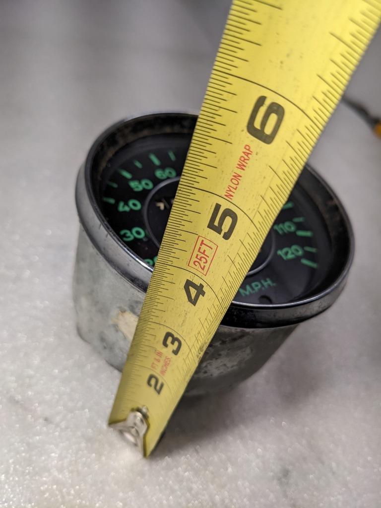 GENUINE PORSCHE 65-69 912 GREEN VDO 120MPH SPEEDOMETER 90274110212 r20t6