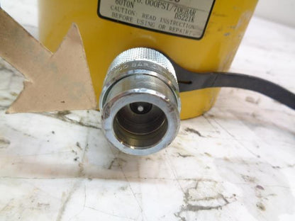 ENERPAC RCH606 HOLLOW PLUNGER HYDRAULIC CYLINDER 6" STROKE 60 TON CAP NEW B2