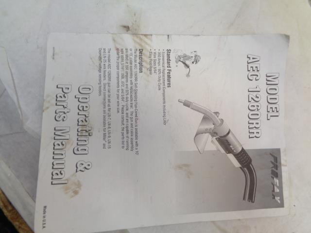 NEW PROFAX AEC 1260RR SELF SHIELDING FLUX-CORED WELDING GUN W/ OXOMATIC PLUG R30