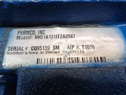 PERMCO INC HH51A131ITZA2587 - CQ95139 HYDRAULIC PUMP BSRG5
