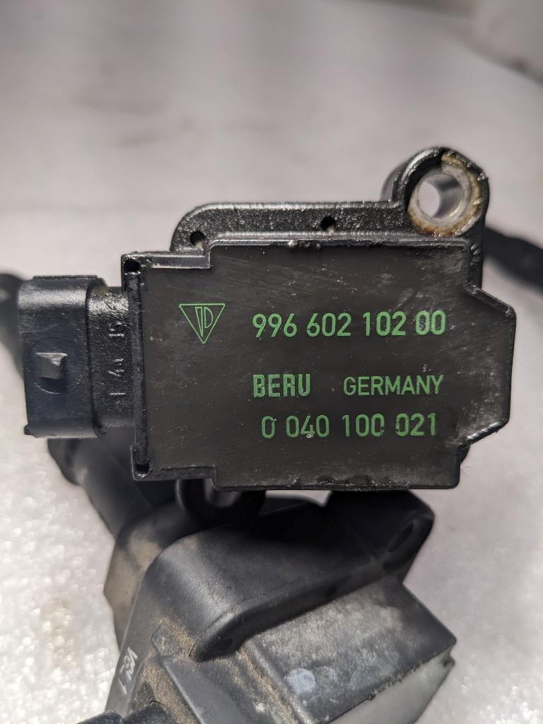 PORSCHE 911/986 BOXSTER IGNITION COIL 6 SET 99660210200 USED 996B.G.L.