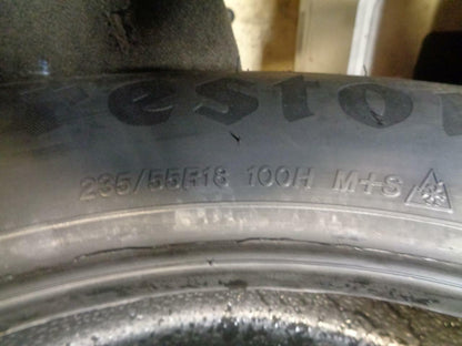 1 NEW FIRESTONE WEATHERGRIP P 235 55 18 100H SL ALL WEATHER TIRE 009162
