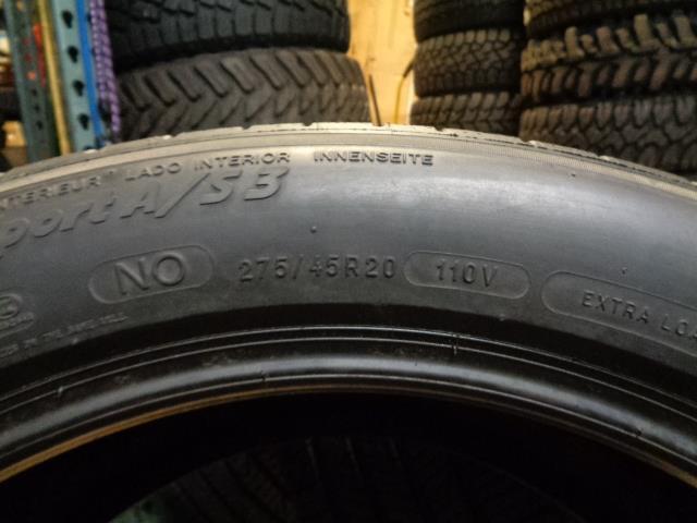 MICHELIN PILOT SPORT AS 3 (NO) PORSCHE P 275 45 20 110V XL TIRE 79683 BQ4