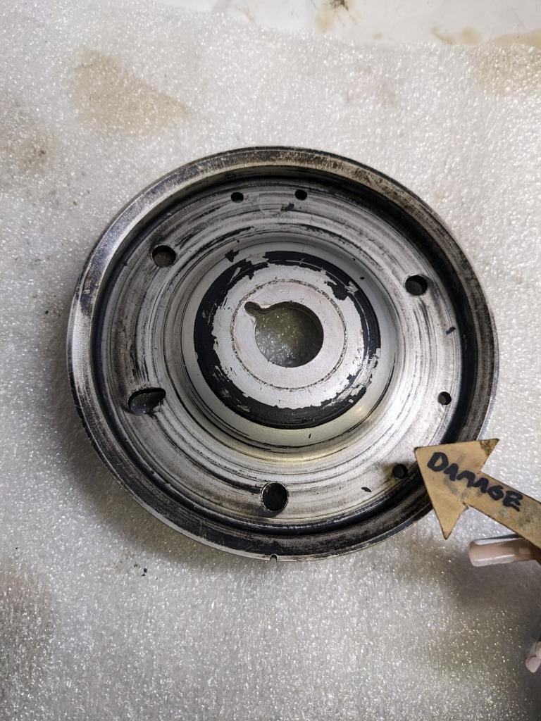 PORSCHE BOXSTER 987 05-08 PULLEY CRANKSHAFT 99610211563 USED 996.B.G.L.