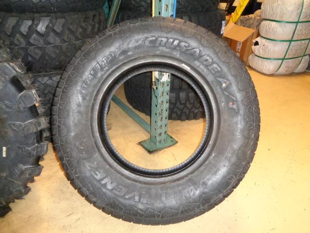 VENZIA  CRUSADE A/T LT 245 75 17 121/118S LRE 10PLY TIRE BQ4