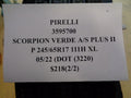 2 NEW TIRES PIRELLI SCORPION VERDE AS+ II 245 65 17 111H XL 3595700