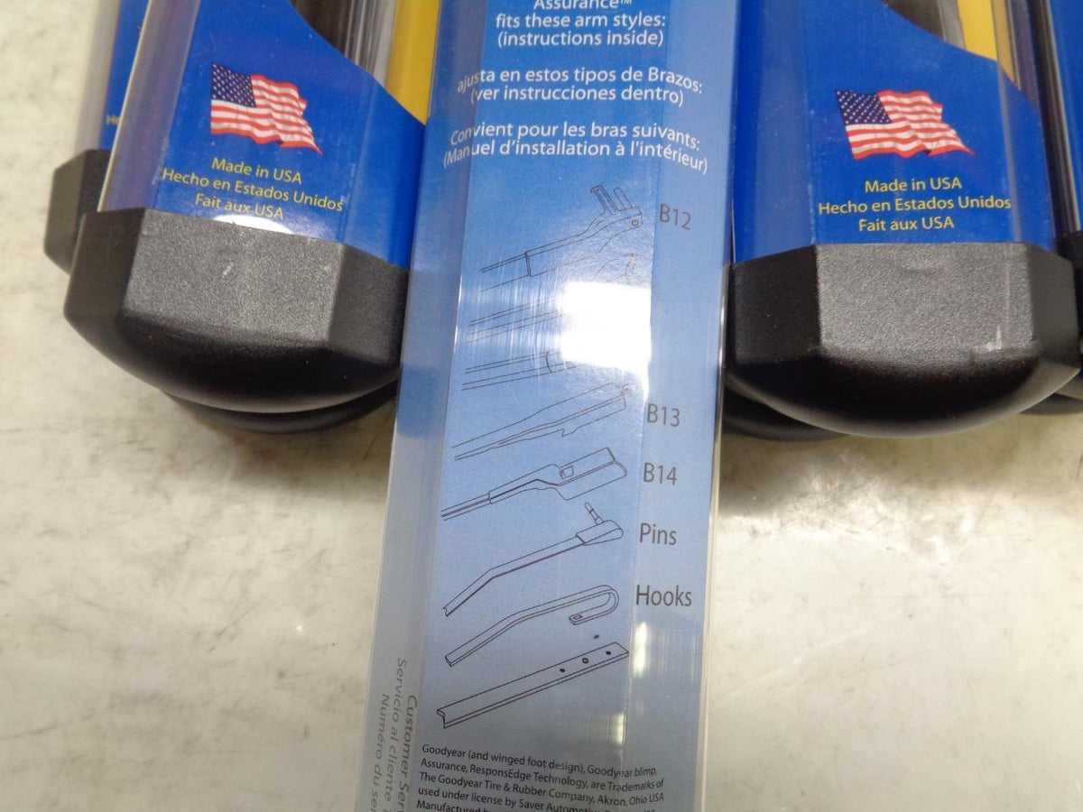 NEW OLD STOCK GOODYEAR ASSURANCE WINDSHIELD WIPER BLADES 16" 12 PACK  765-16 SR