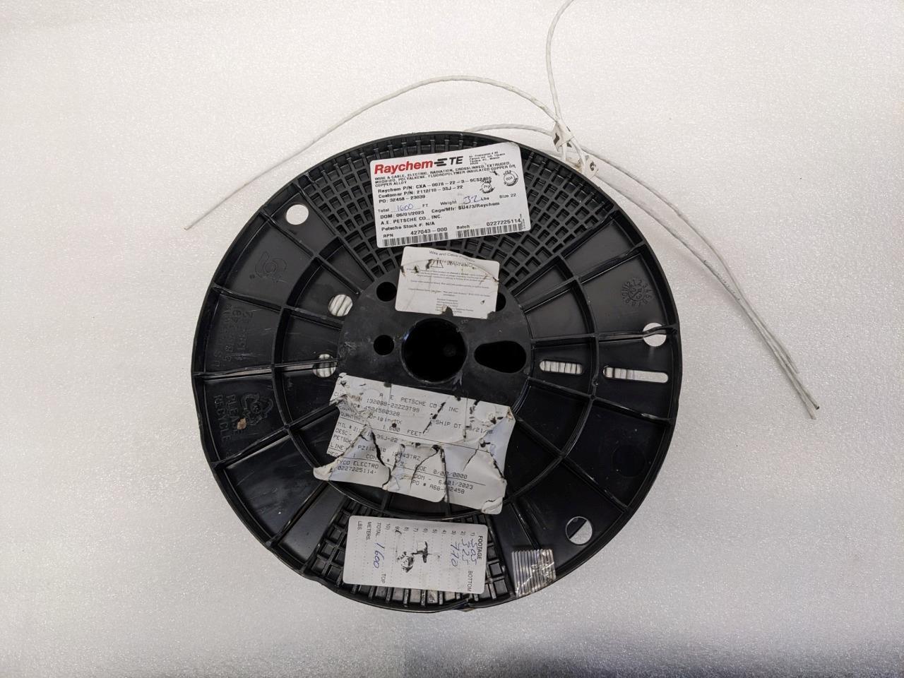 TE Connectivity RAYCHEM CXA-0078-20-3-9CS2405 MULTI CON WIRE SPOOL 1600FT NEW H2