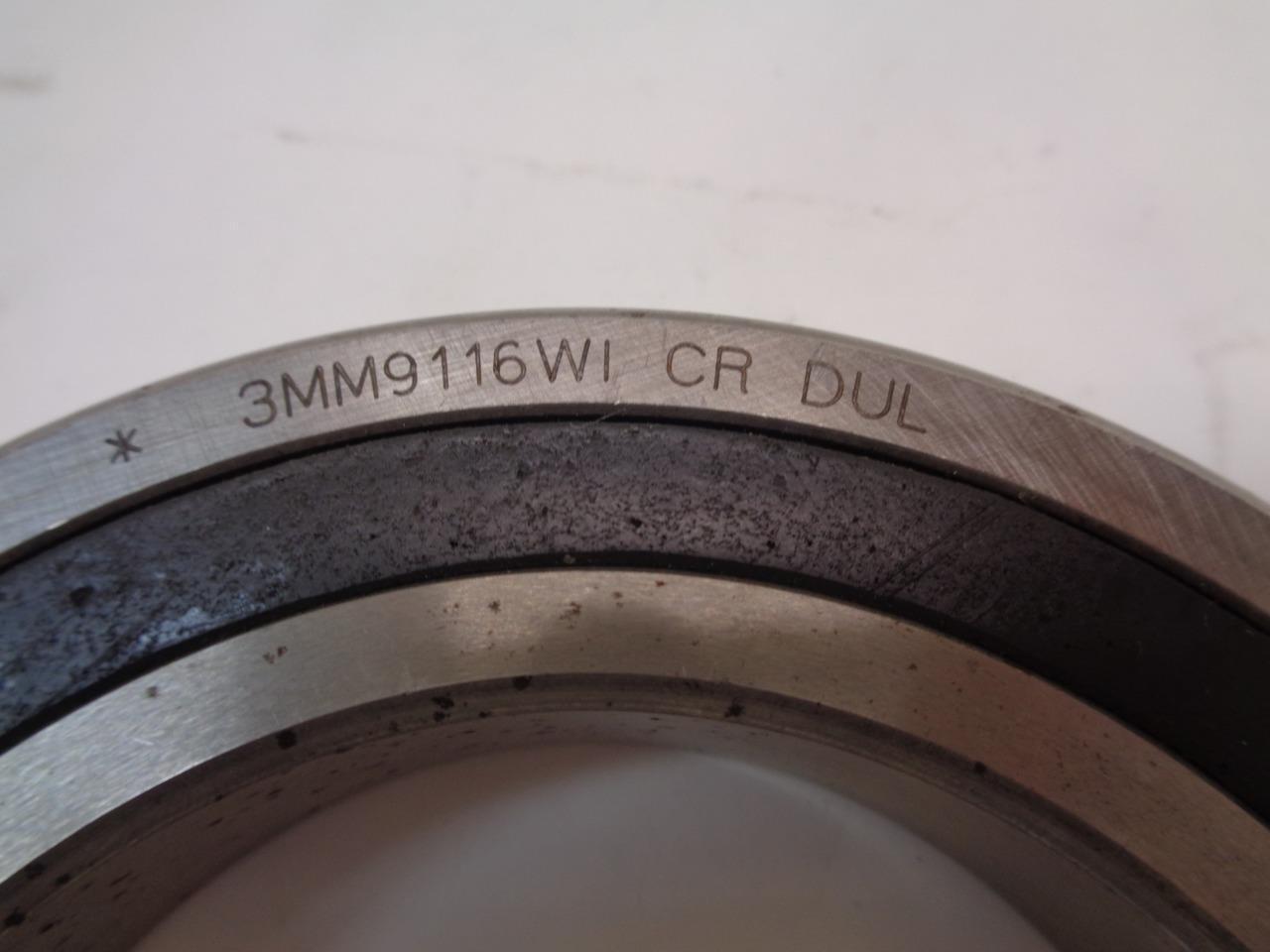 1 USED FAFNIR ANGULAR CONTACT BALL BEARING 3MM9116WI CR DUL R15T1