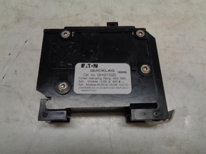 NEW EATON MOLDED CASE BOLT-ON BREAKER 1 POLE GHQ1020, 20 AMPS, 277 VOLTS R4