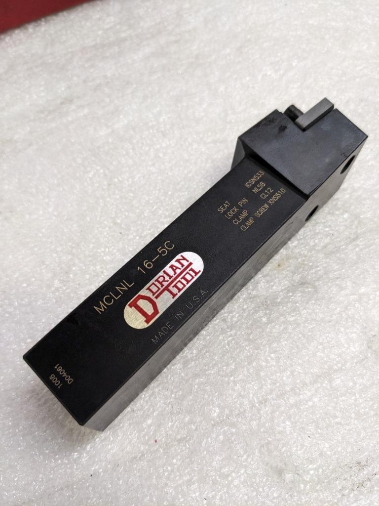 DORIAN TOOL 50149 LH TOOLHOLDER MCLNL-16-5C FOR CNM_543 INSERTS NEW R22T5