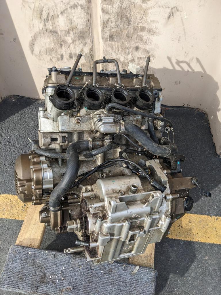 FOR PARTS ONLY KAWASAKI ZX600FEI22955 ENGINE FOR 2008 KAWASAKI ZX600J8F USED B2