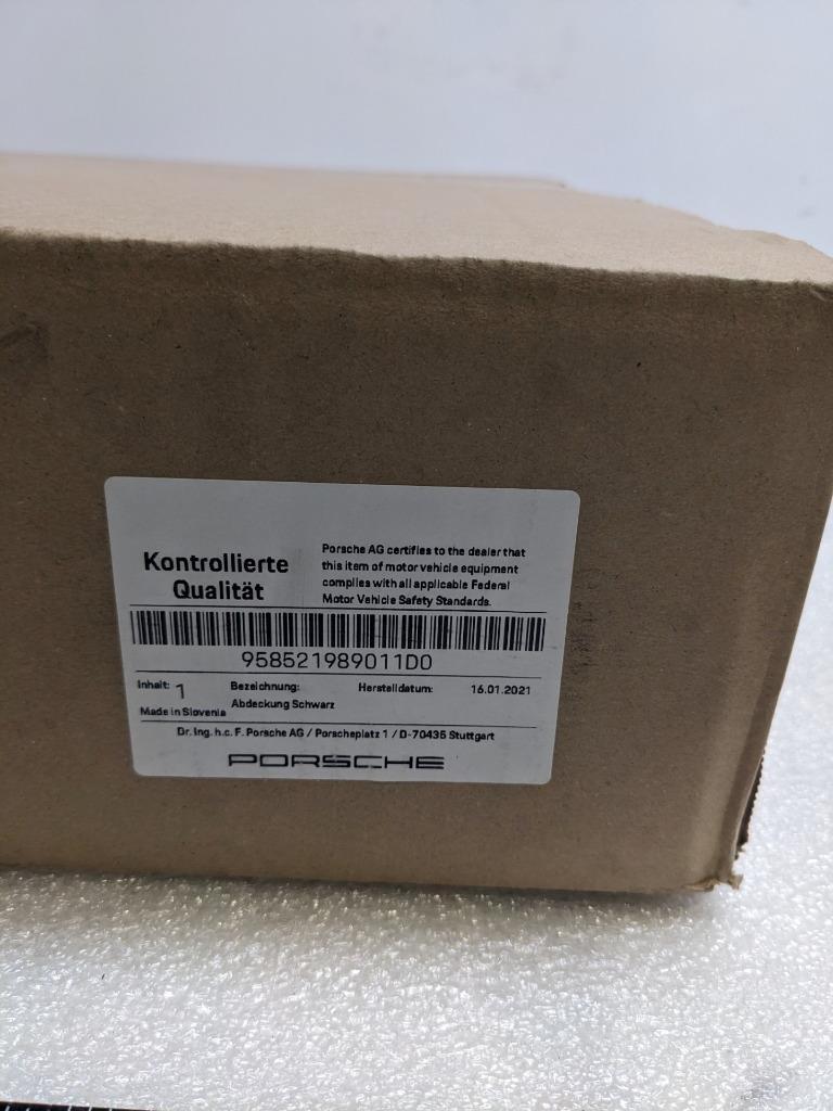 PORSCHE 958521989011D0 SEAT BACK PANEL (REAR, UPPER) CAYENNE MACAN NEW PGB2