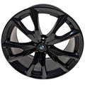 1 BMW 36118090108 REAR WHEEL 10.5X22 ET43 BLACK 5X112 FOR 2018-2024 X7 NEW WR