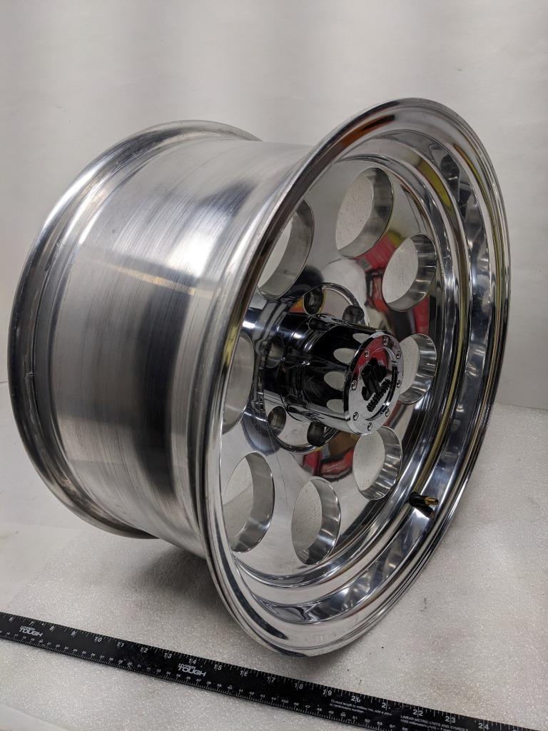 1 MAMMOTH WHEEL 17X9J ET-6 POLISHED ALUMINUM 6X139.7 BOLT PATTERN NEW WR