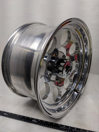 1 MAMMOTH WHEEL 17X9J ET-6 POLISHED ALUMINUM 6X139.7 BOLT PATTERN NEW WR