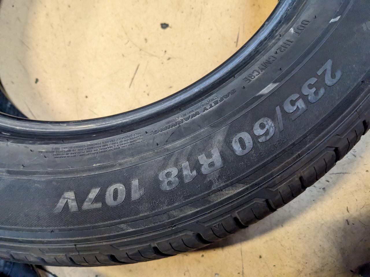 KUMHO CRUGEN HP71 P 235 60 18 107V XL TIRE 2227843 CQ2