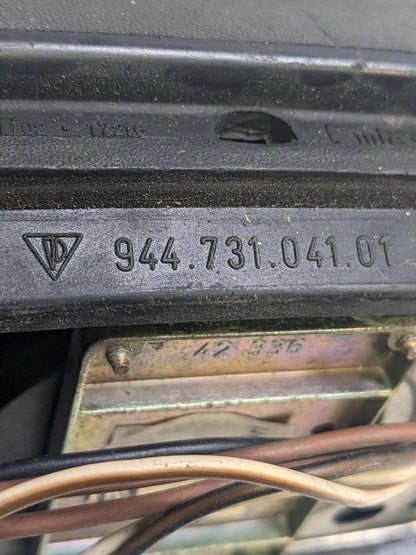 PORSCHE 944 INCOMPLETE EXTERIOR DOOR SIDE MIRROR FRAME 94473104101 #4 USED R25