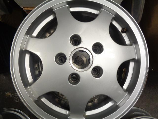USED SET OF PORSCHE WHEELS 16X8 ET52.3 16X6 5X130 964.362.116.01 SR
