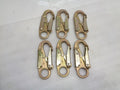 NEW PACK OF 6 AUTO-LOCKING FALL PROTECTION SNAP HOOKS ANSI Z-359.1 COMPLIANT R28