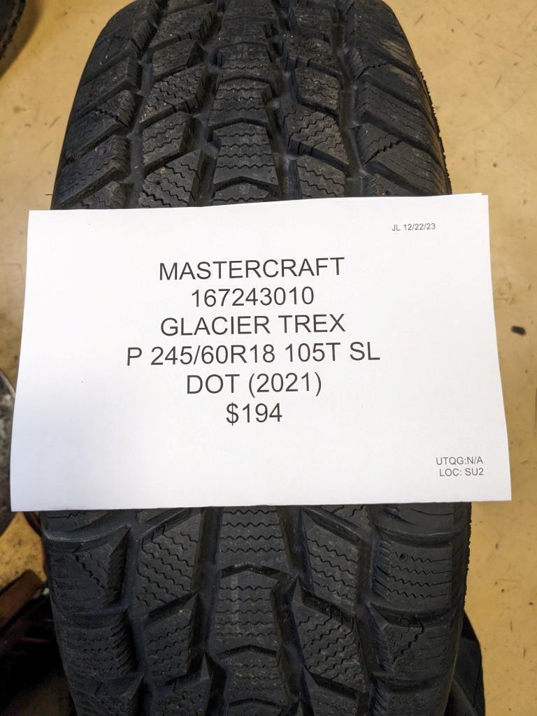 MASTERCRAFT GLACIER TREX P 245 60 18 105T SL TIRE 167243010 CQ4