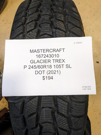 MASTERCRAFT GLACIER TREX P 245 60 18 105T SL TIRE 167243010 CQ4