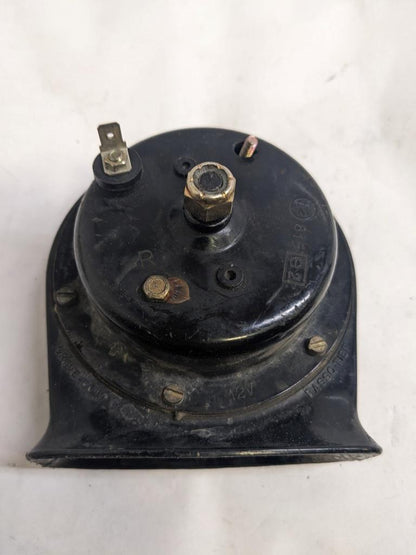 PORSCHE 84-91 944 LOW PITCH TONE ELECTRIC HORN SIREN MIXO TR129 #4 USED R21T2