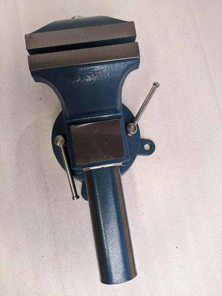 BESSEY BV-DF6SB BENCH VISE 6" WIDE 7" OPEN 90K PSI 360 SWIVEL NO HANDLE NEW H1