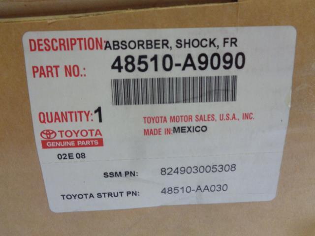 NEW GENUINE TOYOTA FRONT SHOCK FOR '93-'03 TOYOTA SOLARA 48510-A9090 R33